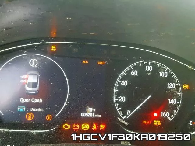 1HGCV1F30KA019250 фото 9