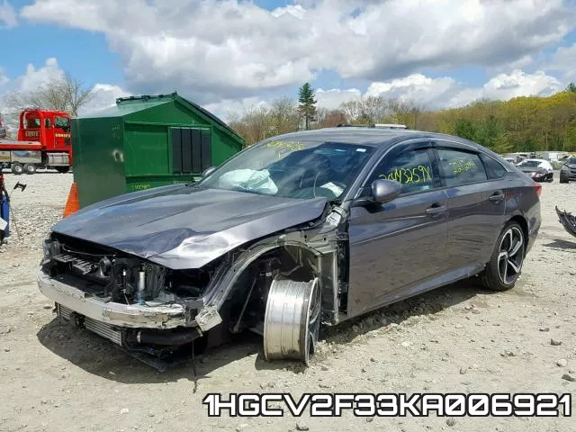 1HGCV2F33KA006921 фото 3
