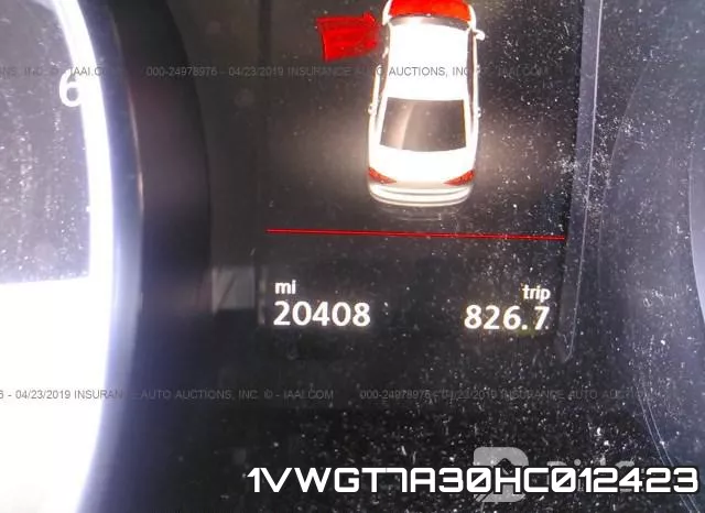 1VWGT7A30HC012423 фото 8