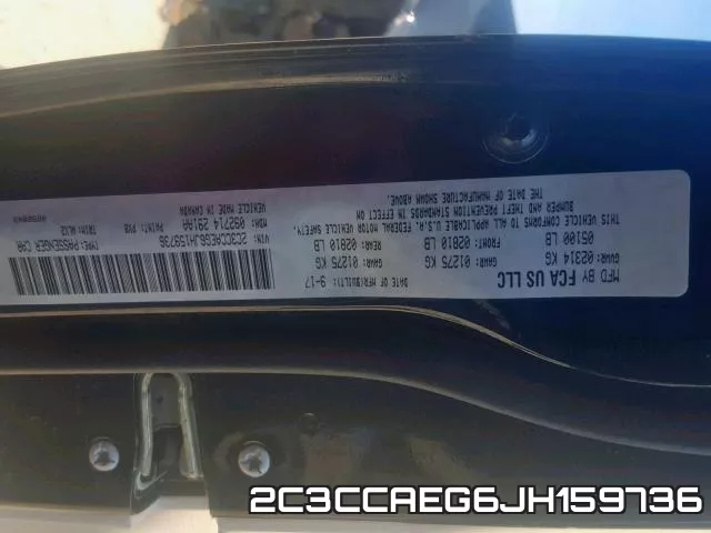 2C3CCAEG6JH159736 фото 2