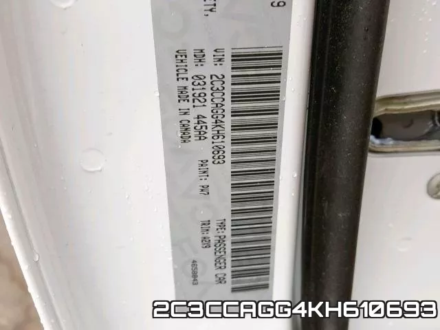 2C3CCAGG4KH610693 фото 2