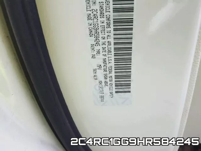 2C4RC1GG9HR584245 фото 2