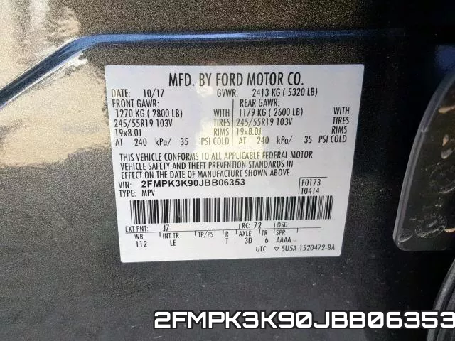 2FMPK3K90JBB06353 фото 2