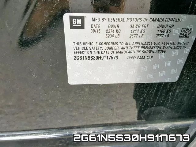 2G61N5S30H9117673 фото 2