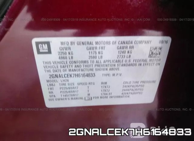 2GNALCEK7H6164833 фото 10