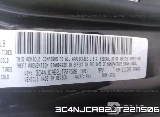 3C4NJCAB2JT227506 фото 10