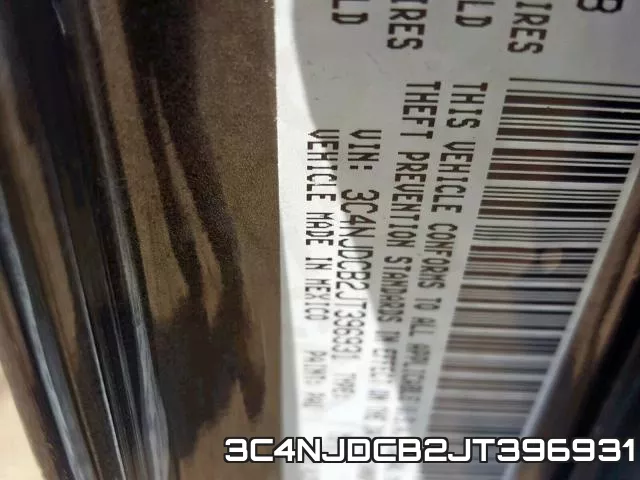 3C4NJDCB2JT396931 фото 2