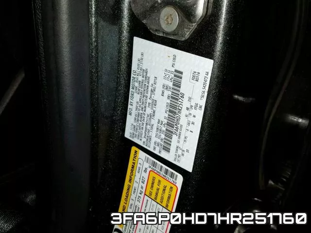 3FA6P0HD7HR251760 фото 2
