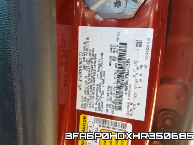 3FA6P0HDXHR350685 фото 2