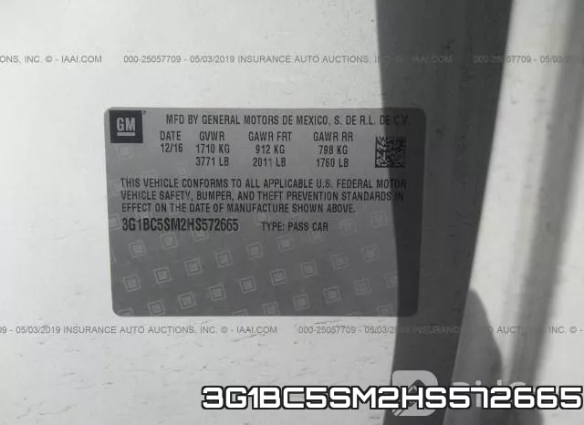 3G1BC5SM2HS572665 фото 10