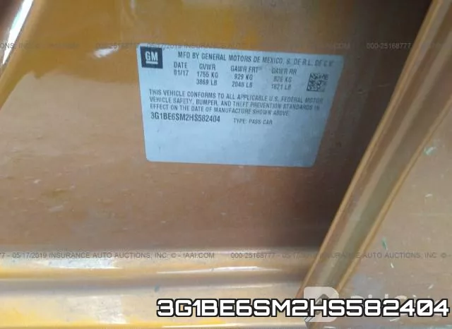 3G1BE6SM2HS582404 фото 10