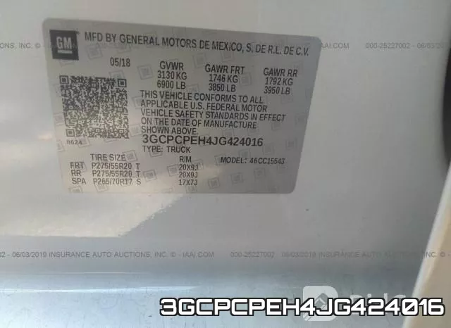 3GCPCPEH4JG424016 фото 10