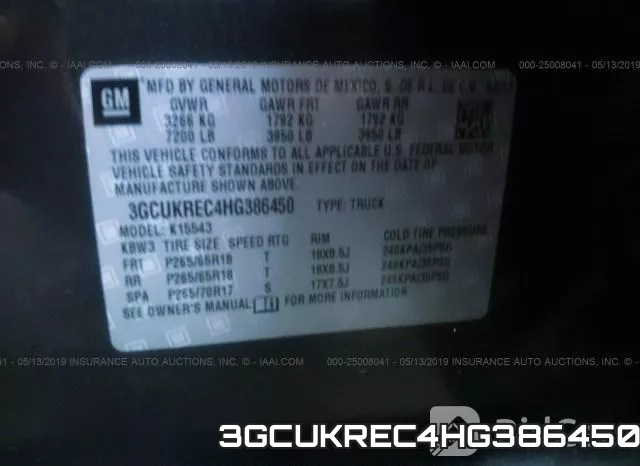 3GCUKREC4HG386450 фото 10
