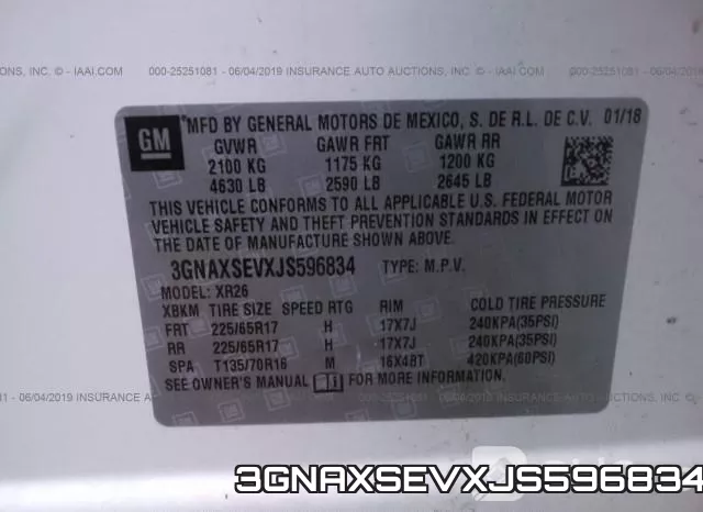 3GNAXSEVXJS596834 фото 10