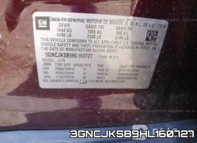 3GNCJKSB9HL160727 фото 10