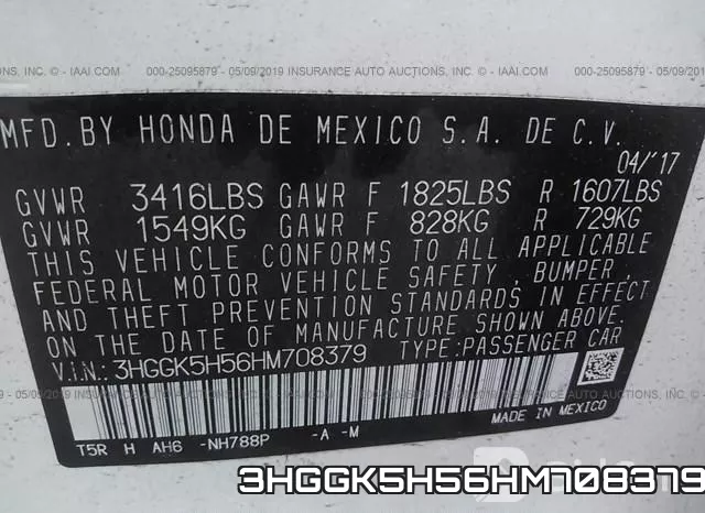 3HGGK5H56HM708379 фото 10