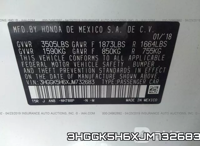 3HGGK5H6XJM732683 фото 10