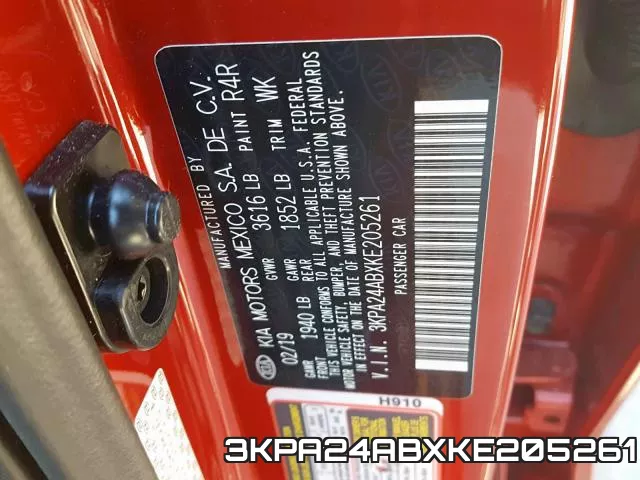 3KPA24ABXKE205261 фото 2