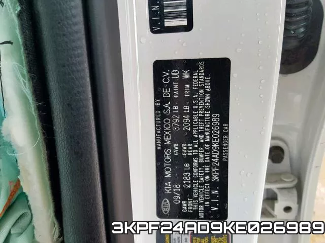 3KPF24AD9KE026989 фото 2