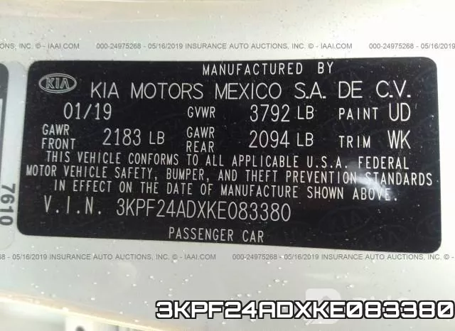 3KPF24ADXKE083380 фото 10