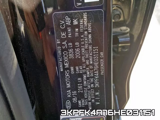 3KPFK4A76HE031151 фото 2
