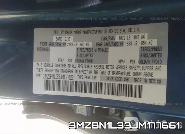 3MZBN1L33JM177661 фото 10