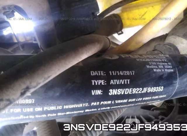 3NSVDE922JF949353 фото 2