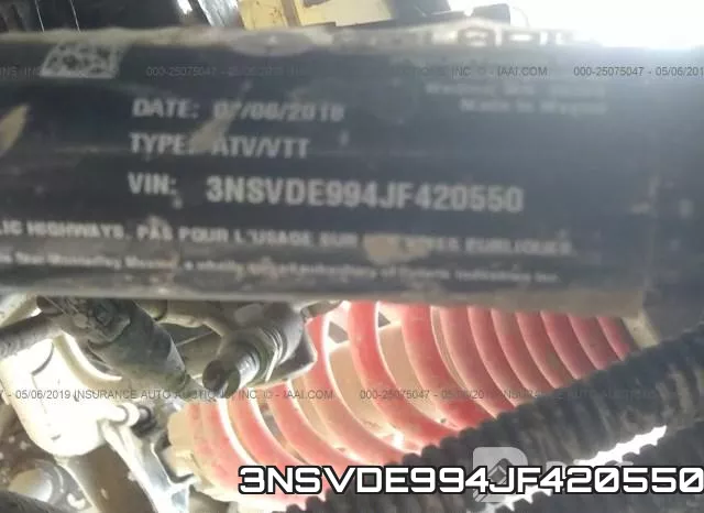 3NSVDE994JF420550 фото 2