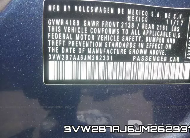 3VW2B7AJ6JM262331 фото 10