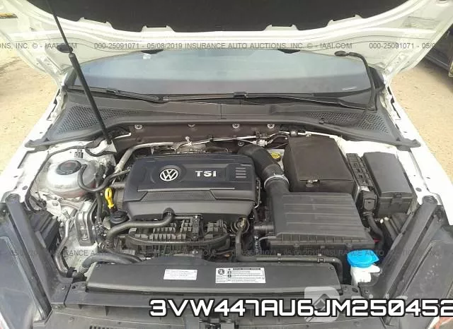 3VW447AU6JM250452 фото 2