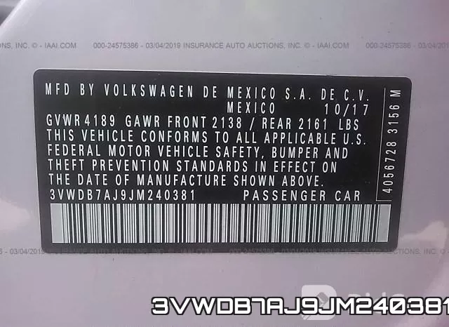 3VWDB7AJ9JM240381 фото 10