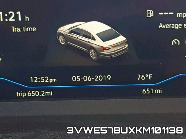 3VWE57BUXKM101138 фото 9
