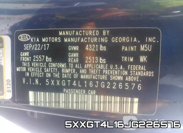 5XXGT4L16JG226576 фото 10