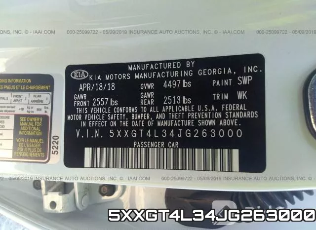 5XXGT4L34JG263000 фото 10