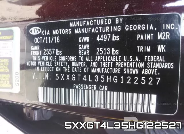 5XXGT4L35HG122527 фото 10