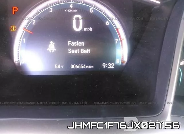 JHMFC1F76JX027156 фото 8