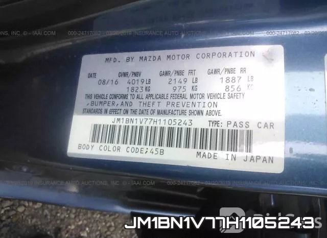 JM1BN1V77H1105243 фото 10