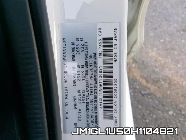 JM1GL1U50H1104821 фото 2