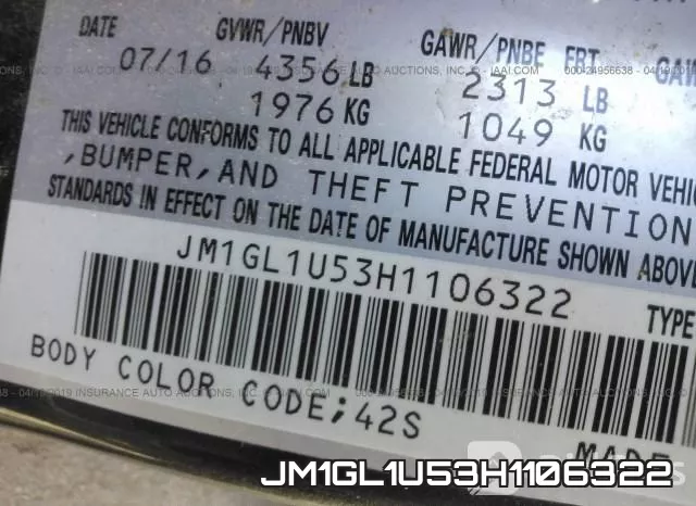JM1GL1U53H1106322 фото 10