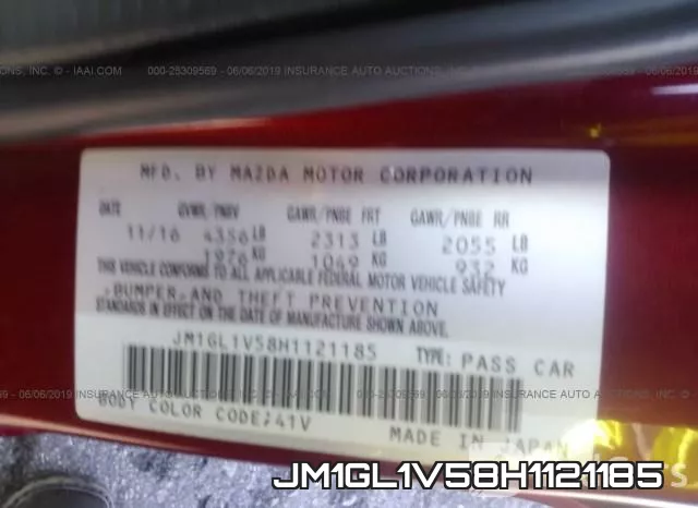 JM1GL1V58H1121185 фото 10