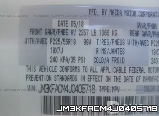 JM3KFACM4J0405718 фото 10