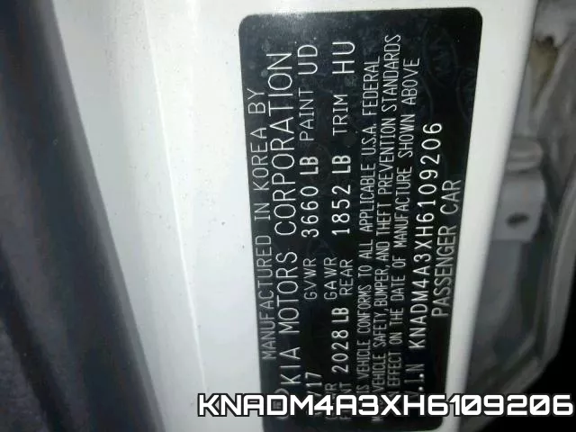 KNADM4A3XH6109206 фото 2