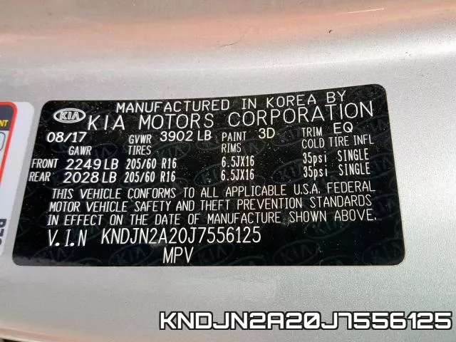 KNDJN2A20J7556125 фото 2