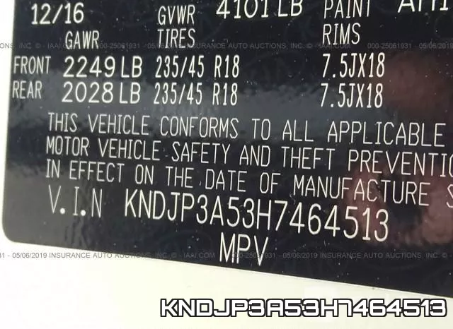 KNDJP3A53H7464513 фото 10