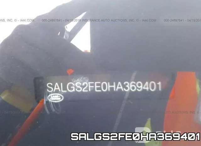 SALGS2FE0HA369401 фото 10