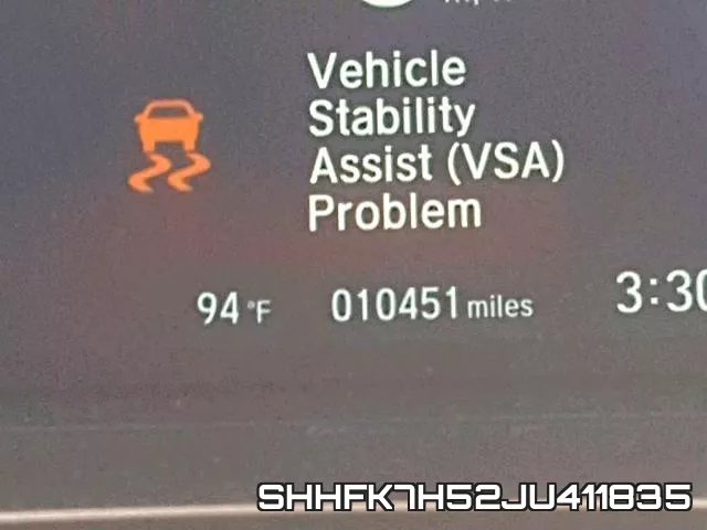 SHHFK7H52JU411835 фото 9