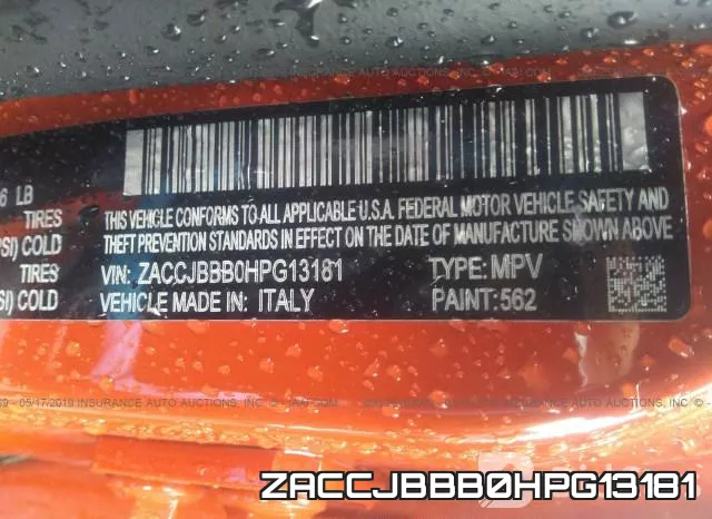 ZACCJBBB0HPG13181 фото 10