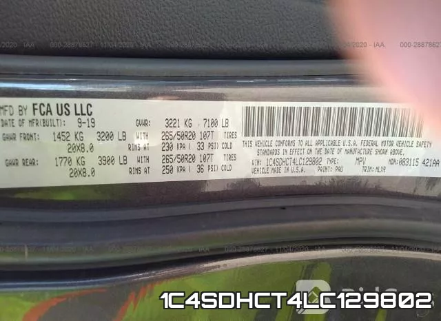 1C4SDHCT4LC129802 фото 10