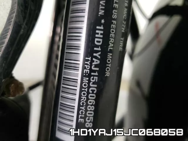 1HD1YAJ15JC068058 фото 2