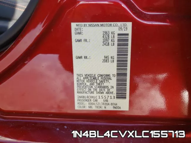 1N4BL4CVXLC155713 фото 2